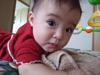 「私のハイハイ、どうっすか？」（笑）